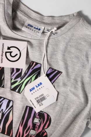 Γυναικείο t-shirt AW LAB, Μέγεθος XS, Χρώμα Γκρί, Τιμή 4,54 €