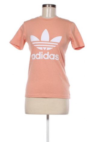 Γυναικείο t-shirt Adidas Originals, Μέγεθος XS, Χρώμα Πορτοκαλί, Τιμή 29,90 €