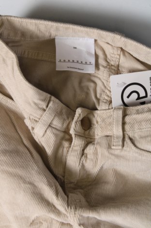Γυναικείο κοτλέ παντελόνι American Apparel, Μέγεθος S, Χρώμα  Μπέζ, Τιμή 2,51 €