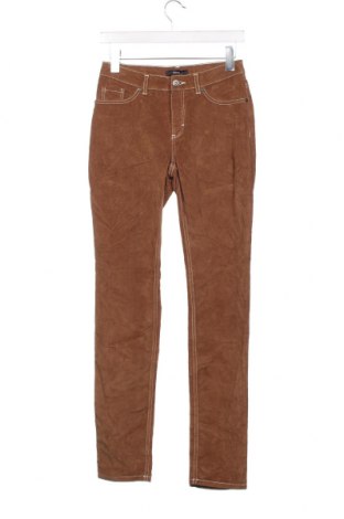 Pantaloni de velvet de femei Bonita, Mărime XS, Culoare Maro, Preț 24,21 Lei