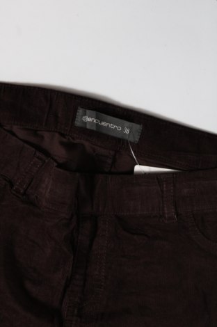 Pantaloni de velvet de femei Encuentro, Mărime M, Culoare Maro, Preț 12,40 Lei