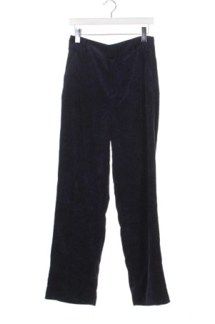Pantaloni de velvet de femei Gina Tricot, Mărime XS, Culoare Albastru, Preț 13,82 Lei