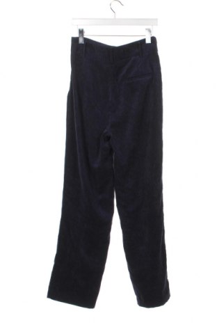 Γυναικείο κοτλέ παντελόνι Gina Tricot, Μέγεθος XS, Χρώμα Μπλέ, Τιμή 2,72 €