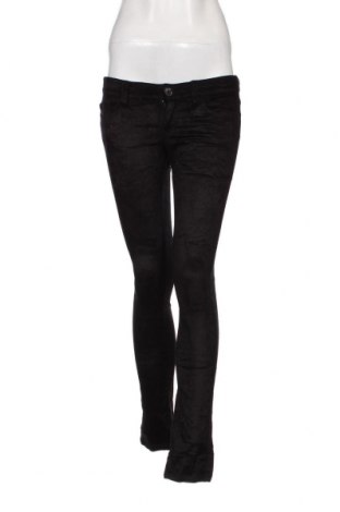 Pantaloni de velvet de femei Mango, Mărime M, Culoare Negru, Preț 78,95 Lei