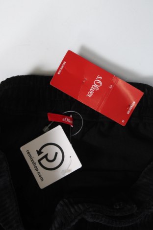 Γυναικείο κοτλέ παντελόνι S.Oliver, Μέγεθος XS, Χρώμα Μπλέ, Τιμή 4,93 €