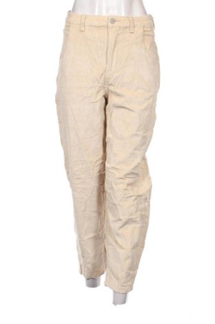 Γυναικείο κοτλέ παντελόνι SHEIN, Μέγεθος S, Χρώμα Εκρού, Τιμή 2,69 €