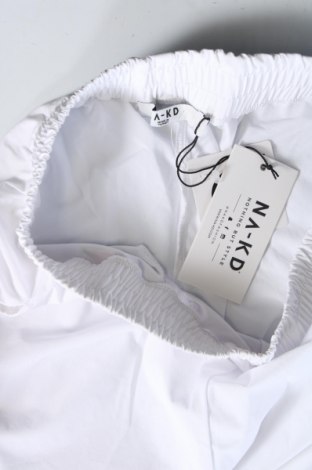 Γυναικείο κοντό παντελόνι NA-KD, Μέγεθος XS, Χρώμα Λευκό, Τιμή 7,05 €