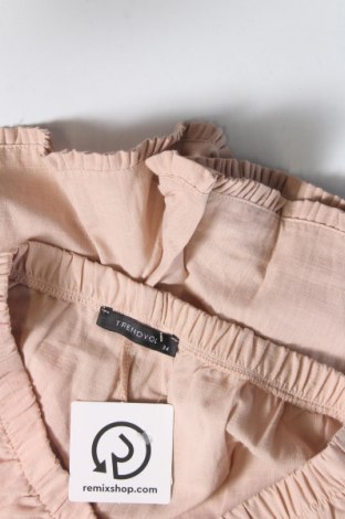 Pantaloni scurți de femei Trendyol, Mărime XS, Culoare Bej, Preț 23,68 Lei