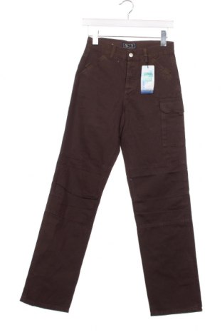 Дамски панталон, Размер XS, Цвят Кафяв, Цена 15,64 лв.