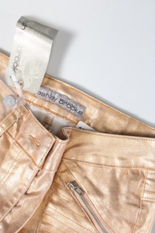 Dámské kalhoty  Ashley Brooke, Velikost XS, Barva Zlatistá, Cena  193,00 Kč