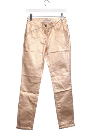 Dámské kalhoty  Ashley Brooke, Velikost XS, Barva Zlatistá, Cena  133,00 Kč