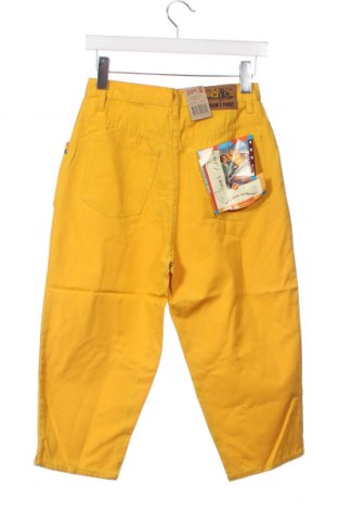 Дамски панталон Bram's Paris, Размер XS, Цвят Жълт, Цена 9,44 лв.