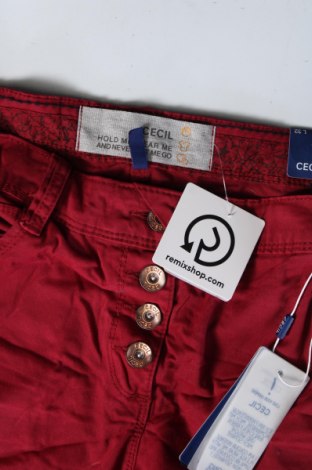 Γυναικείο παντελόνι Cecil, Μέγεθος L, Χρώμα Κόκκινο, Τιμή 5,02 €