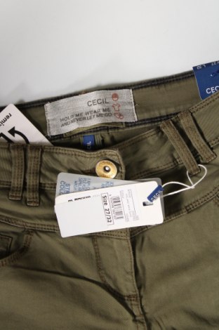 Dámské kalhoty  Cecil, Velikost S, Barva Zelená, Cena  151,00 Kč