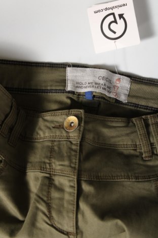 Pantaloni de femei Cecil, Mărime M, Culoare Verde, Preț 25,76 Lei