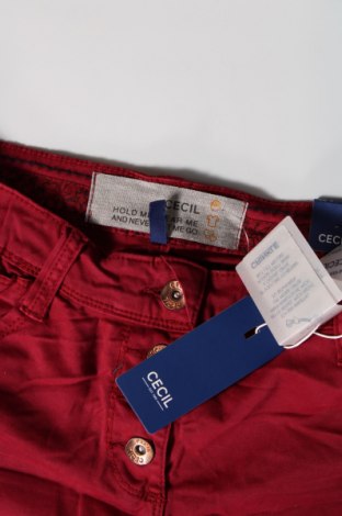 Pantaloni de femei Cecil, Mărime S, Culoare Roșu, Preț 22,89 Lei