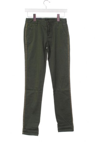Дамски панталон DDP, Размер XS, Цвят Зелен, Цена 10,58 лв.