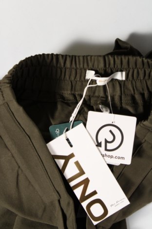Дамски панталон ONLY, Размер S, Цвят Зелен, Цена 9,18 лв.