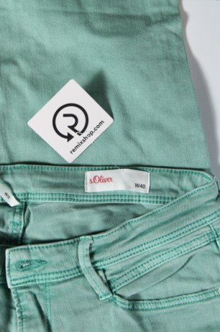 Дамски панталон S.Oliver, Размер M, Цвят Зелен, Цена 87,00 лв.
