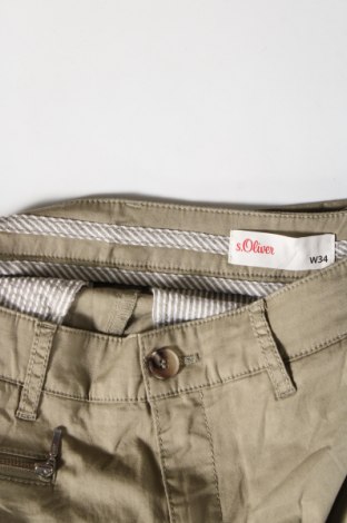 Дамски панталон S.Oliver, Размер S, Цвят Зелен, Цена 11,31 лв.