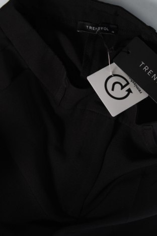 Дамски панталон Trendyol, Размер XS, Цвят Черен, Цена 11,31 лв.