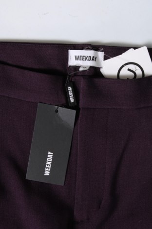 Pantaloni de femei Weekday, Mărime XL, Culoare Mov, Preț 269,74 Lei