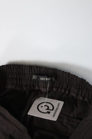 Дамски панталон Zara, Размер XS, Цвят Кафяв, Цена 4,80 лв.