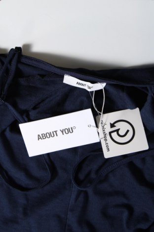 Γυναικείο αμάνικο μπλουζάκι About You, Μέγεθος M, Χρώμα Μπλέ, Τιμή 13,92 €