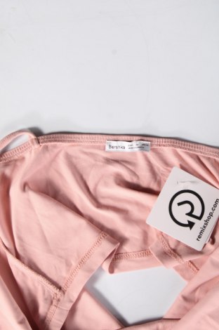 Γυναικείο αμάνικο μπλουζάκι Bershka, Μέγεθος L, Χρώμα Ρόζ , Τιμή 10,82 €