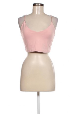 Γυναικείο αμάνικο μπλουζάκι Bershka, Μέγεθος L, Χρώμα Ρόζ , Τιμή 10,82 €