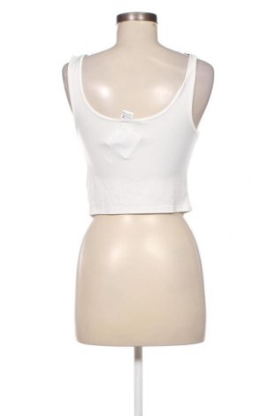 Γυναικείο αμάνικο μπλουζάκι Bershka, Μέγεθος M, Χρώμα Λευκό, Τιμή 8,66 €