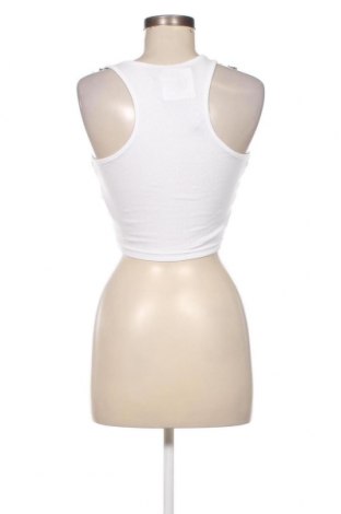 Γυναικείο αμάνικο μπλουζάκι Bershka, Μέγεθος L, Χρώμα Λευκό, Τιμή 8,66 €