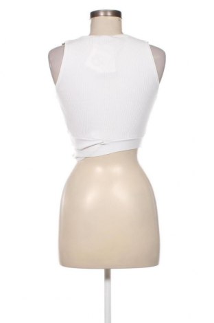 Γυναικείο αμάνικο μπλουζάκι Bershka, Μέγεθος M, Χρώμα Λευκό, Τιμή 5,41 €