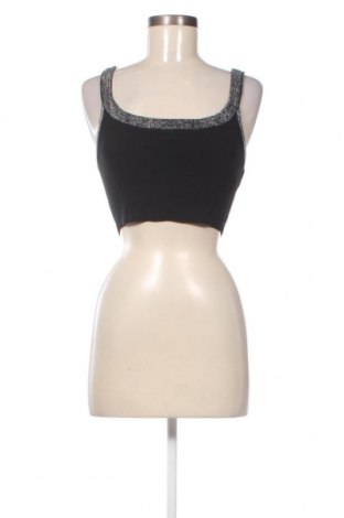 Γυναικείο αμάνικο μπλουζάκι Bershka, Μέγεθος M, Χρώμα Μαύρο, Τιμή 4,44 €