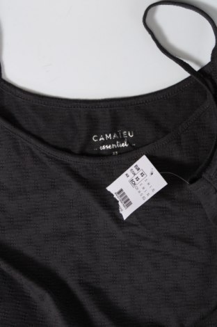 Γυναικείο αμάνικο μπλουζάκι Camaieu, Μέγεθος XS, Χρώμα Γκρί, Τιμή 3,25 €