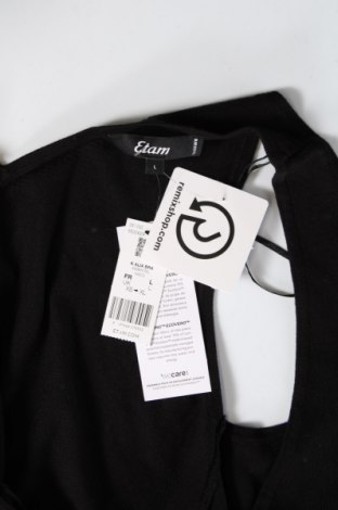 Γυναικείο αμάνικο μπλουζάκι Etam, Μέγεθος L, Χρώμα Μαύρο, Τιμή 4,49 €