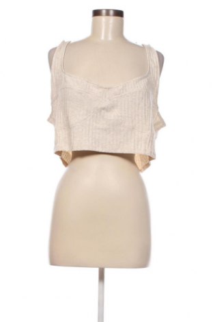 Γυναικείο αμάνικο μπλουζάκι H&M, Μέγεθος XL, Χρώμα  Μπέζ, Τιμή 3,14 €