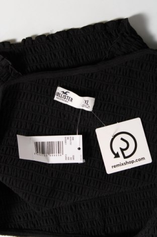 Γυναικείο αμάνικο μπλουζάκι Hollister, Μέγεθος XL, Χρώμα Μαύρο, Τιμή 3,44 €