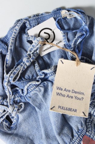 Tricou de damă Pull&Bear, Mărime M, Culoare Albastru, Preț 69,08 Lei