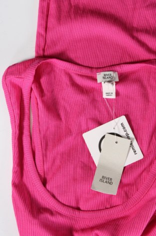 Γυναικείο αμάνικο μπλουζάκι River Island, Μέγεθος S, Χρώμα Ρόζ , Τιμή 14,95 €