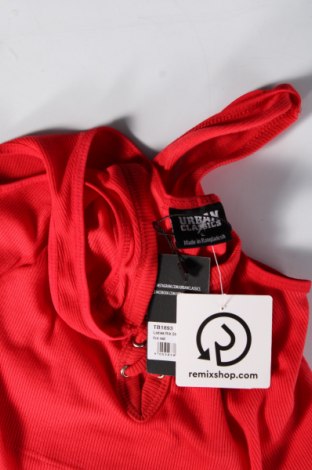 Γυναικείο αμάνικο μπλουζάκι Urban Classics, Μέγεθος L, Χρώμα Κόκκινο, Τιμή 3,20 €