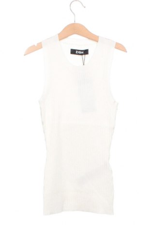 Γυναικείο αμάνικο μπλουζάκι Zign, Μέγεθος S, Χρώμα Εκρού, Τιμή 3,59 €