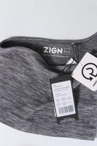 Γυναικείο αμάνικο μπλουζάκι Zign, Μέγεθος XS, Χρώμα Γκρί, Τιμή 3,74 €
