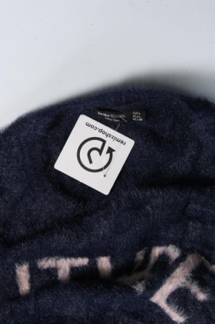 Дамски пуловер Bershka, Размер L, Цвят Син, Цена 5,51 лв.