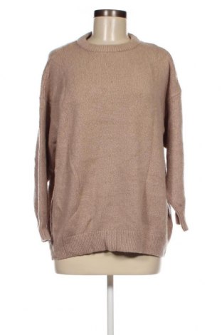 Γυναικείο πουλόβερ Bershka, Μέγεθος M, Χρώμα  Μπέζ, Τιμή 3,23 €