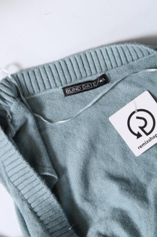 Дамски пуловер Blind Date, Размер M, Цвят Син, Цена 4,64 лв.