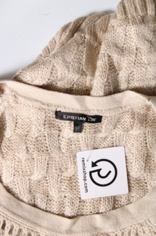 Дамски пуловер Cristian Lay, Размер S, Цвят Бежов, Цена 4,93 лв.