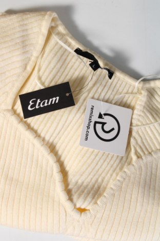 Γυναικείο πουλόβερ Etam, Μέγεθος L, Χρώμα Εκρού, Τιμή 5,38 €