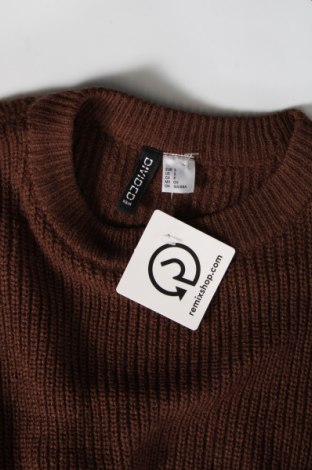 Дамски пуловер H&M Divided, Размер S, Цвят Кафяв, Цена 5,51 лв.