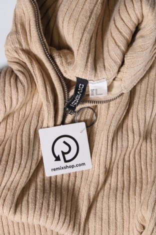 Γυναικείο πουλόβερ H&M Divided, Μέγεθος M, Χρώμα  Μπέζ, Τιμή 3,23 €